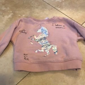 Unicorn sweater Zara